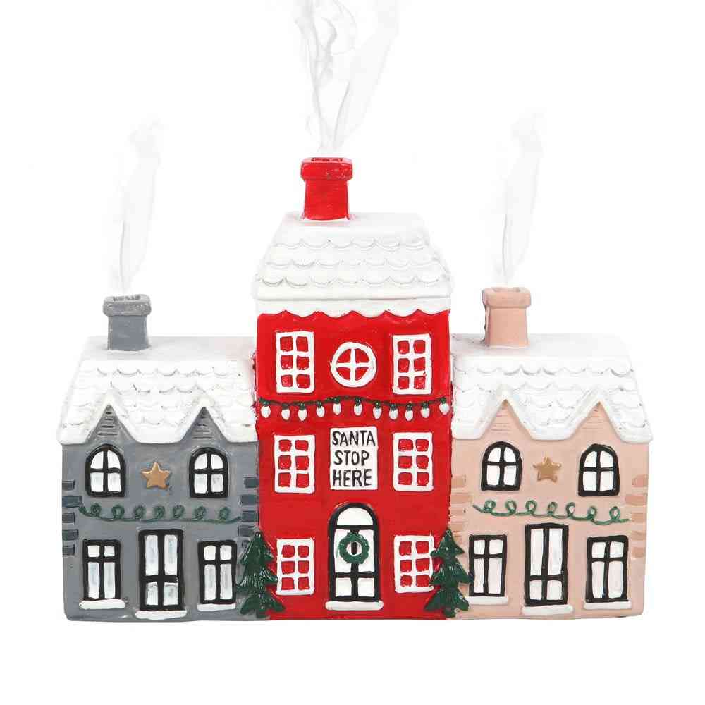 Something Different - Christmas Village Incense Cone Holder Incense holder - Multicolours
